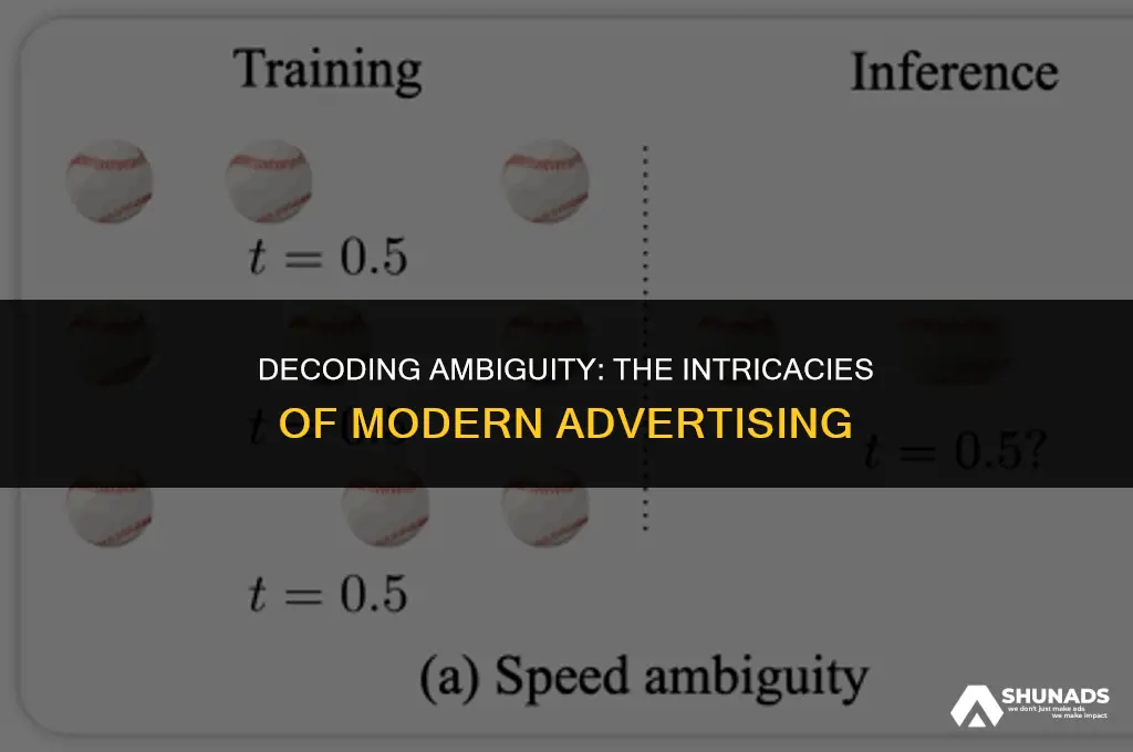 what makes advertising ambiguous
