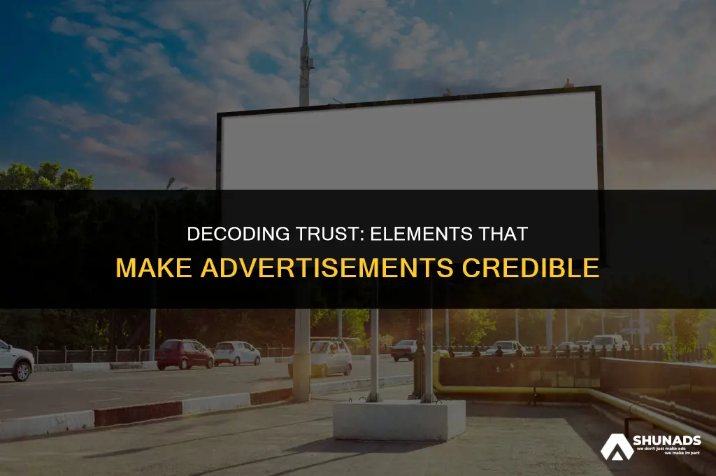 what makes an advertisement credible