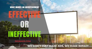 Decoding Ad Success: What Makes an Advertisement Effective or Ineffective