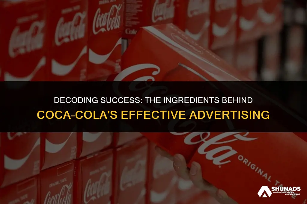what makes the coca cola advertisement effective