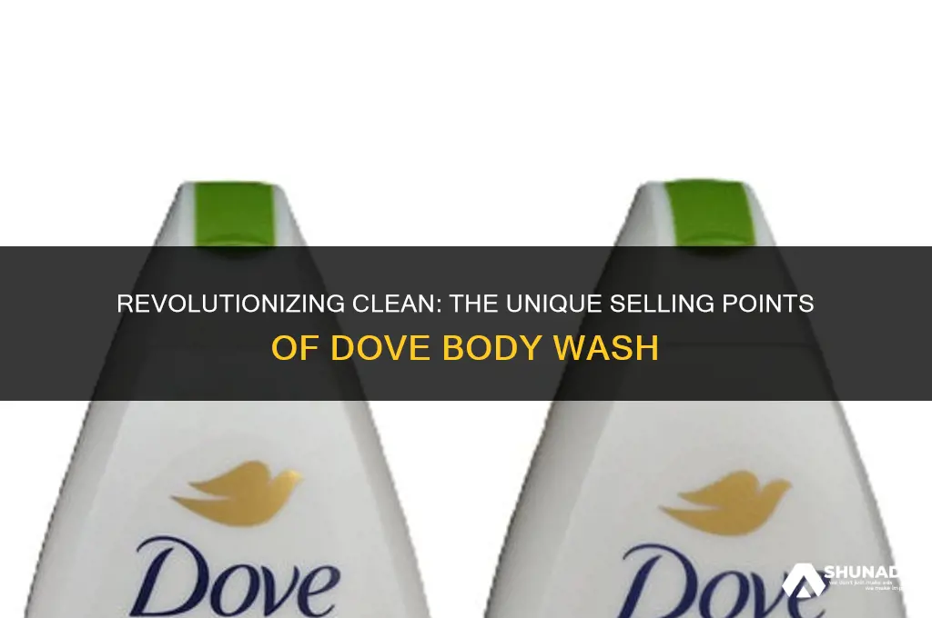 what makes this body wash different dove advertisement