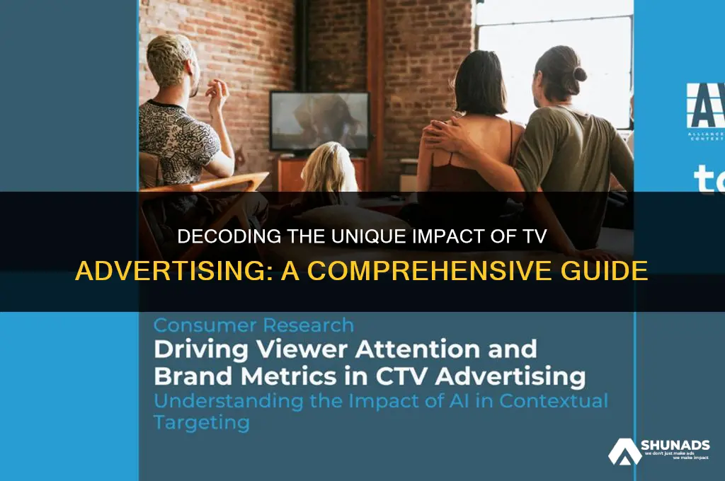 what makes tv advertising different