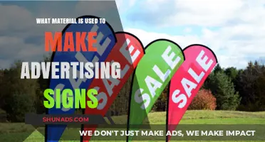 Exploring Top Materials for Crafting Effective Advertising Signs