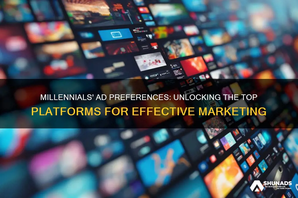 what medium do millennials use for advertising