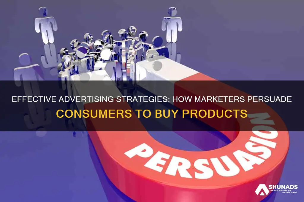 what methods do advertisers use to sell products