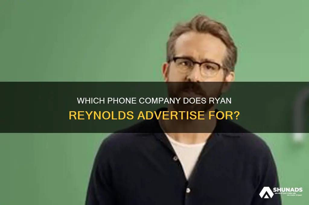 what phone company does ryan reynolds advertise