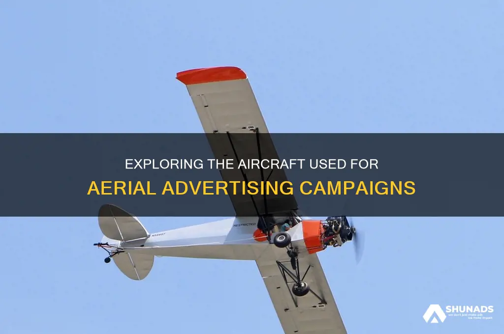 what planes do they use for aerial advertising