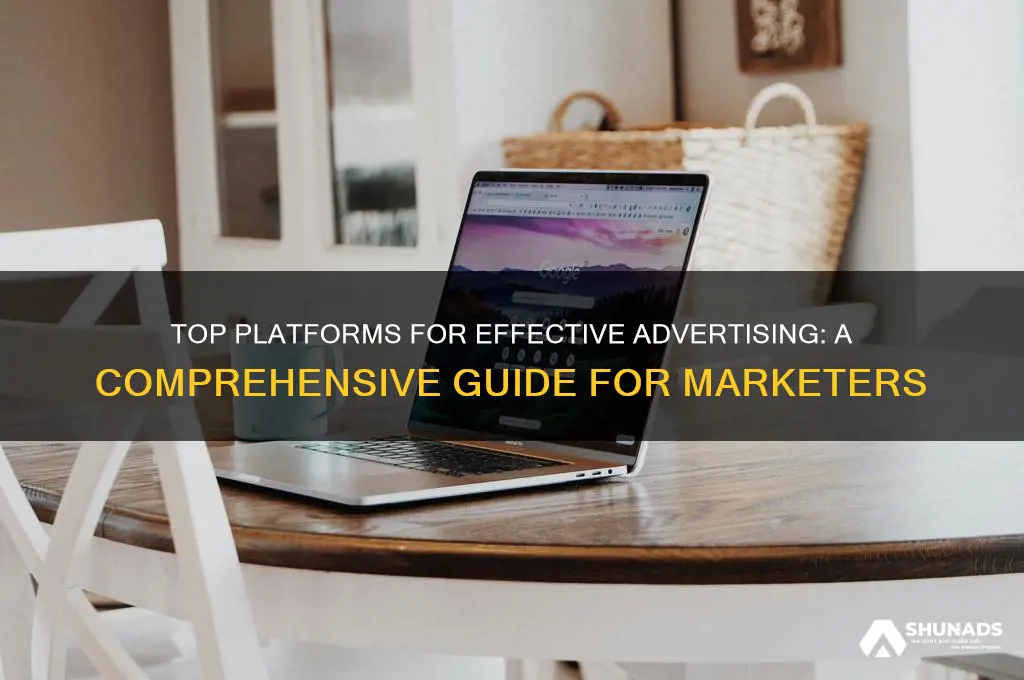 what platform is used for advertising