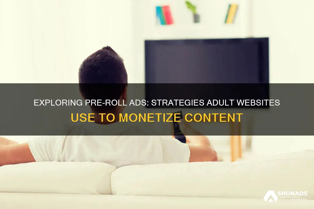 what pre roll advertising do adult sites use