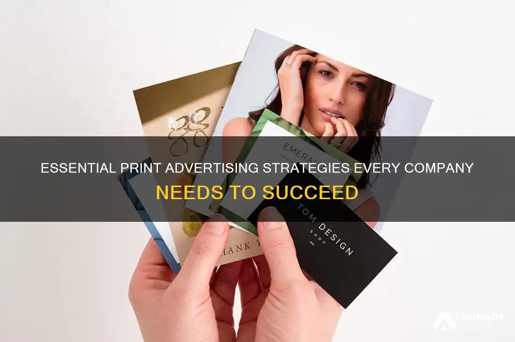 what print advertisings dose a company need