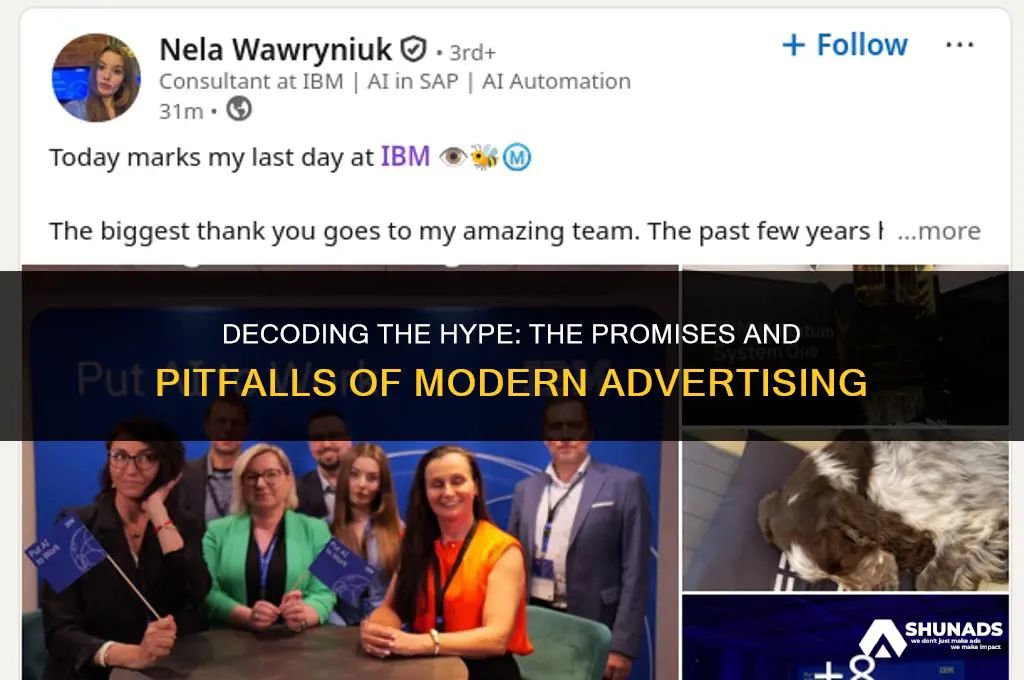 what promises does advertising make