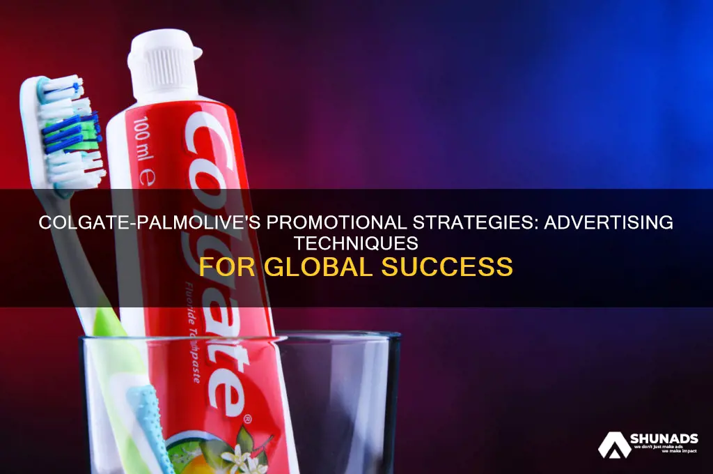 what promotional methods does colgate palmolive use to advertise products