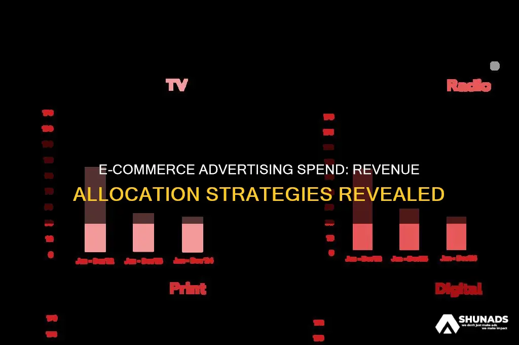 what share of revenues do e-commerce companies spend on advertising