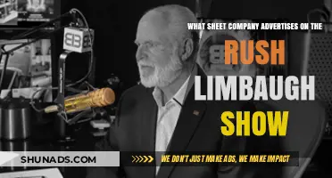 Rush Limbaugh Show's Sheet Sponsor: Unveiling the Brand Behind the Ads