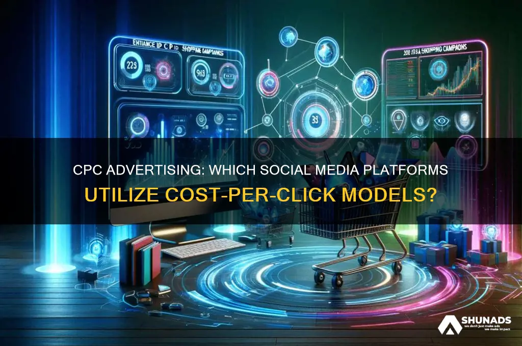 what social media platforms use cpc for advertising