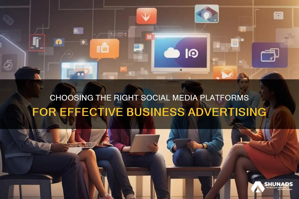 what social media should a business advertise on