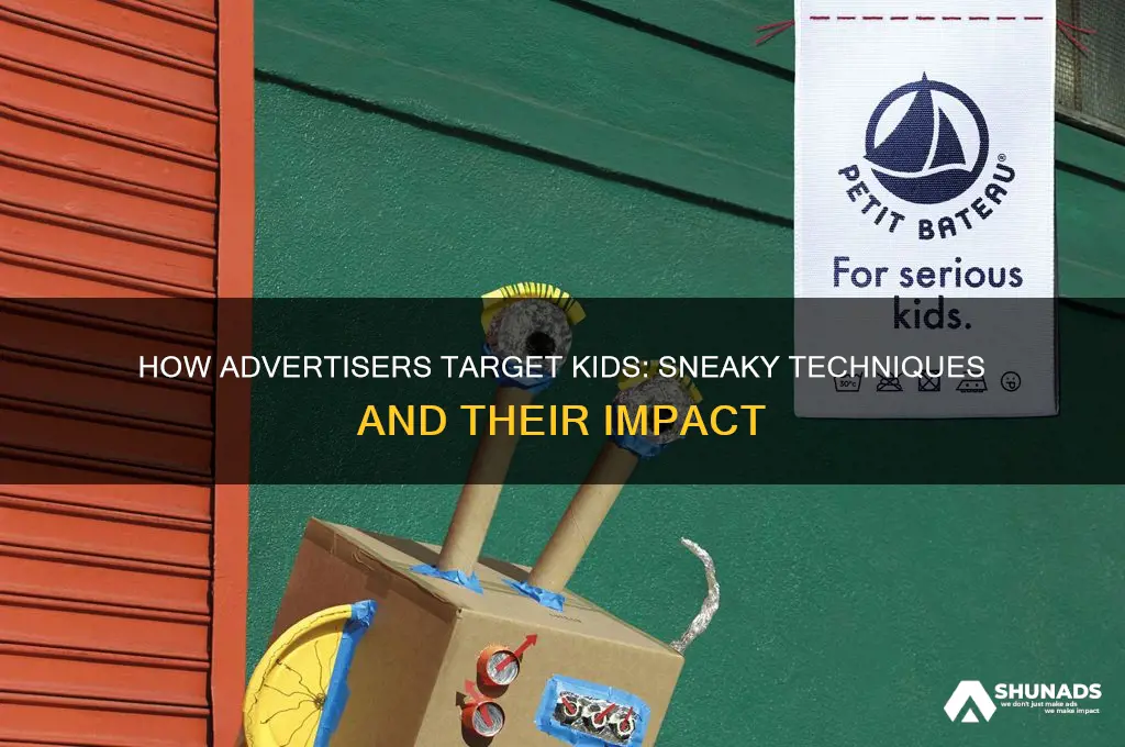 what techniques do advertisers use to influence kids