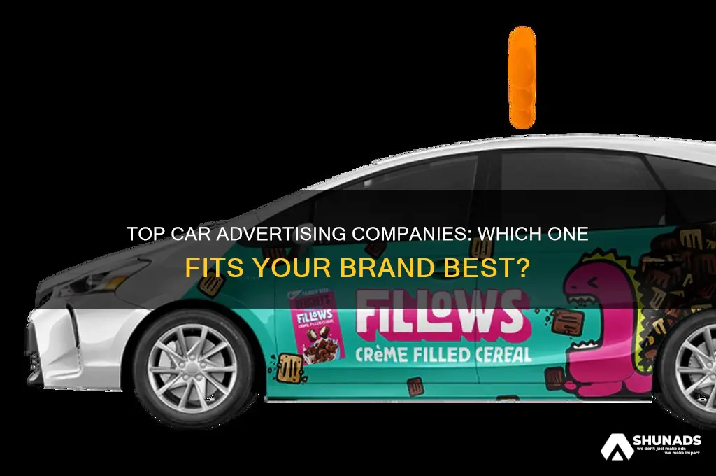 what the best company for car advertising