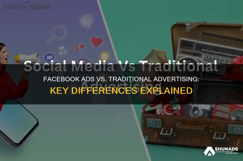 what the difference between facebook ad and advertising