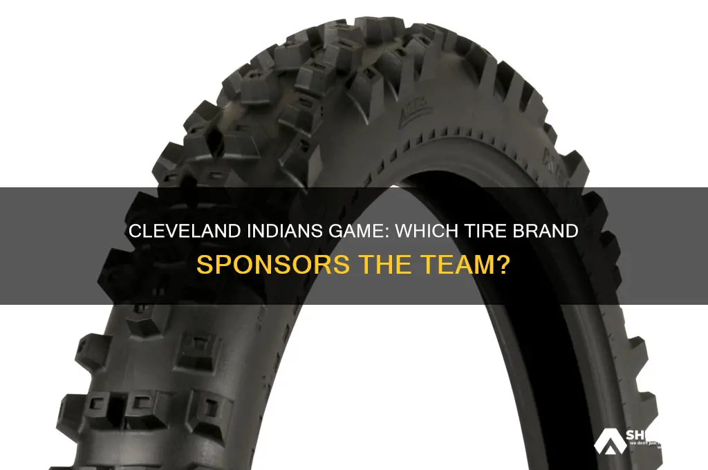 what tire company advertises on the cleveland indians game