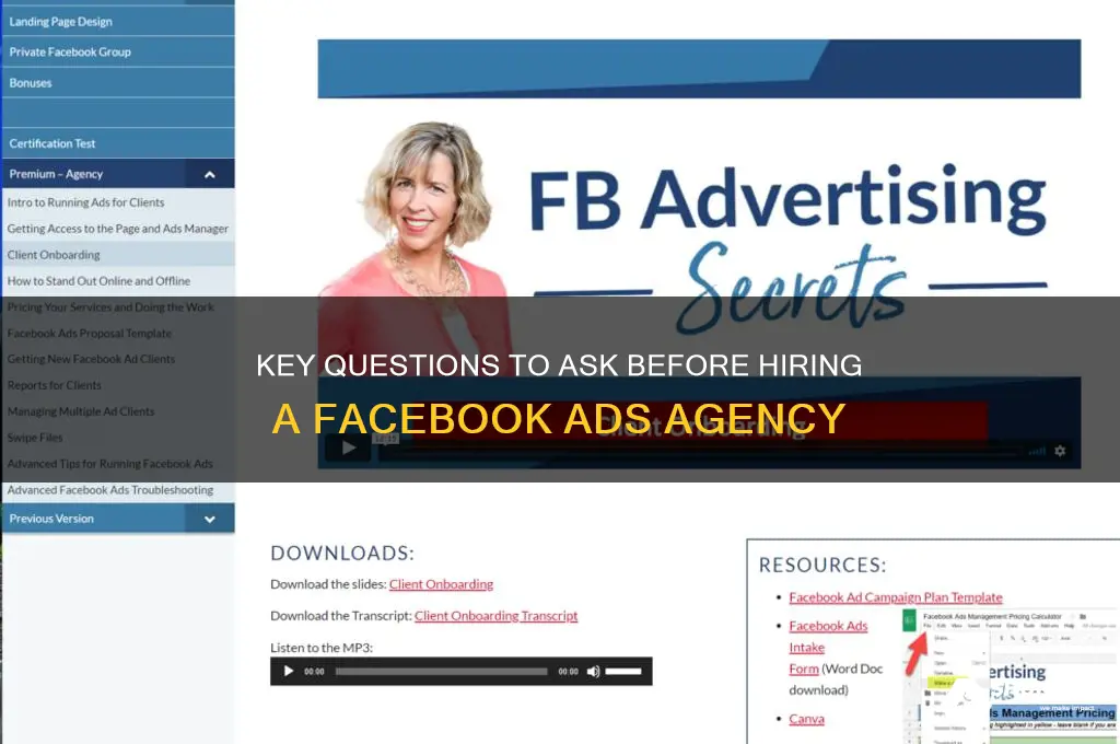 what to ask when hiring facebook advertising agencies