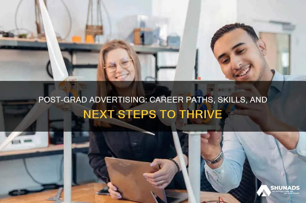what to do after getting an undergrad in advertising
