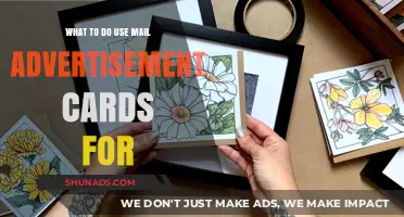 Creative Ways to Repurpose Mail Advertisement Cards Effectively