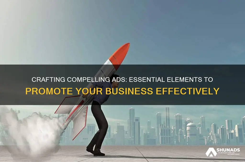 what to put in an add to advertise business