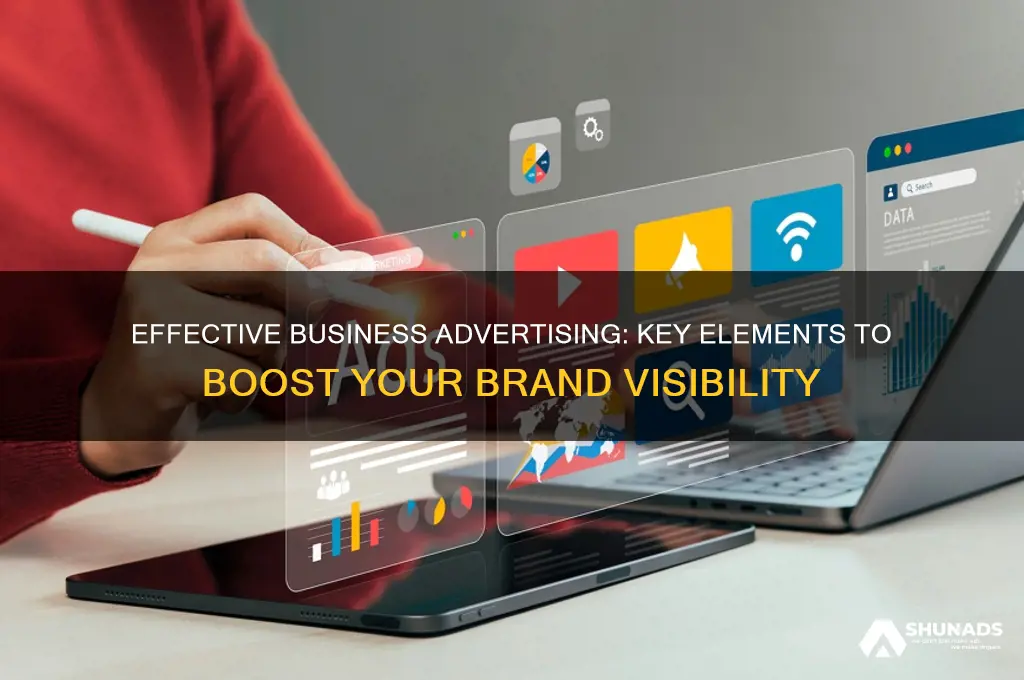 what to put on business advertising