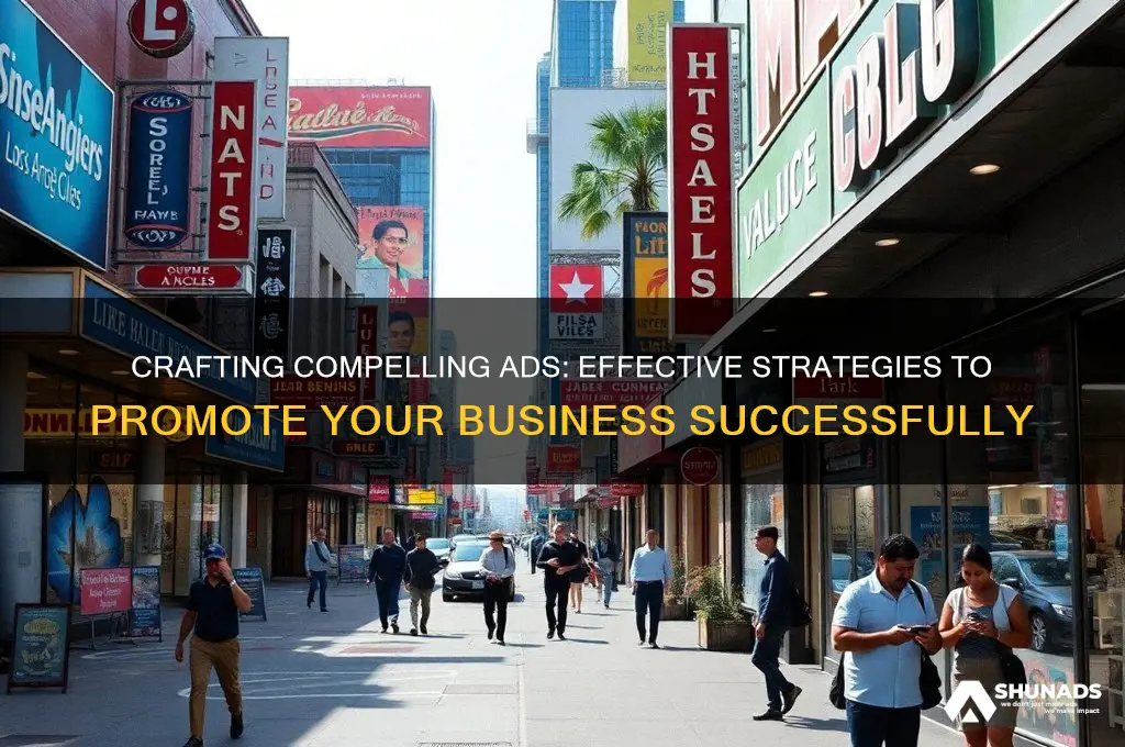 what to write to advertise your business