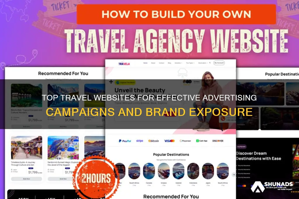 what travel websites can you advertise on