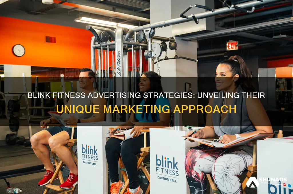 what typ eof advertising does blink fitness use