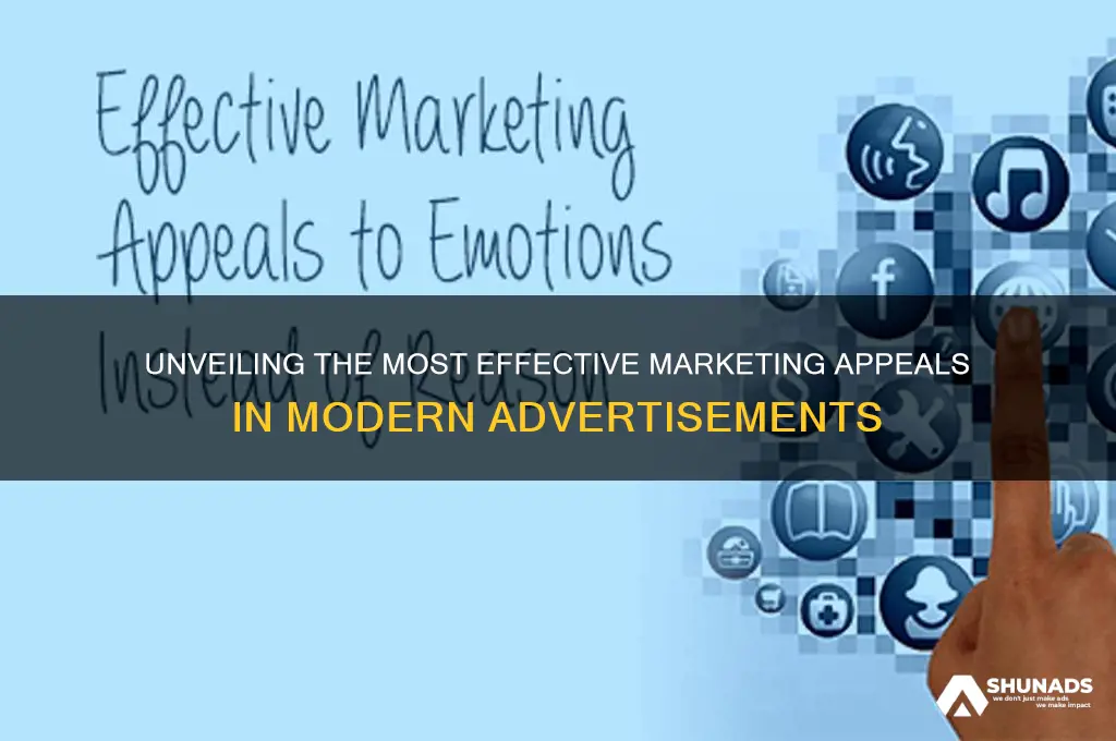 what type of marketing appeals are used in advertisments
