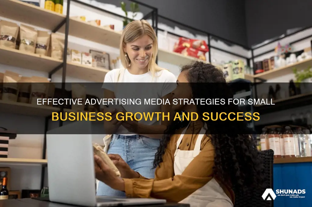 what types of advertising media is suitable for small business