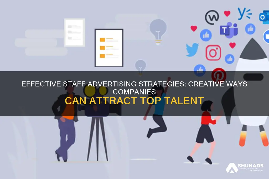 what types of ways can companies advertise for staff