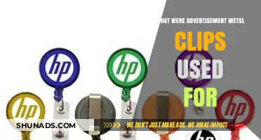 Unveiling the Purpose of Advertisement Metal Clips in Marketing History