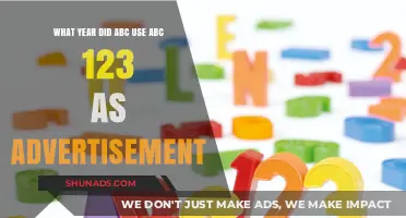 ABC's Iconic 'ABC 123' Ad Campaign: The Year It Debuted