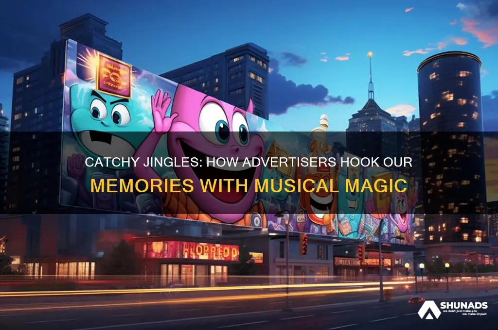 when advertisers use a catchy jingle to help us remember