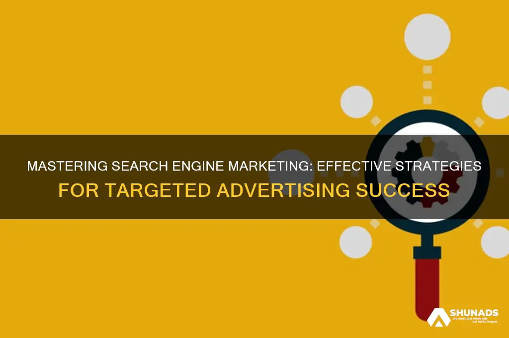 when advertising using search engine marketing scm