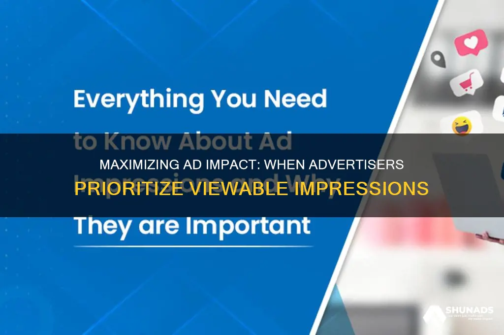 when an advertiser using viewable