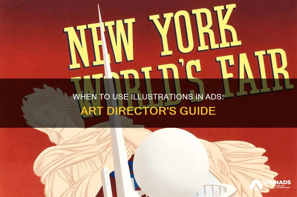 when should an art director use illustrations in advertisements