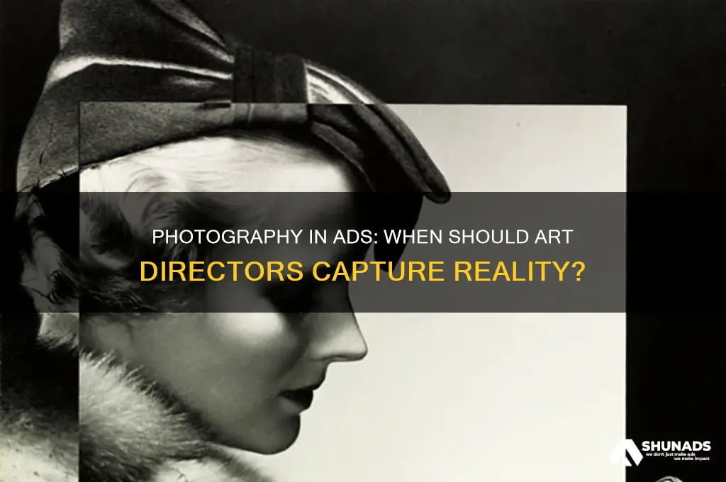 when should an art director use photography in advertisements