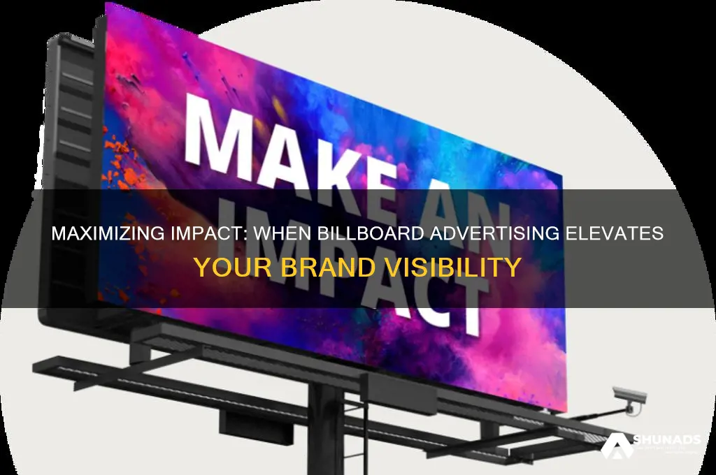 when to use billboard advertising