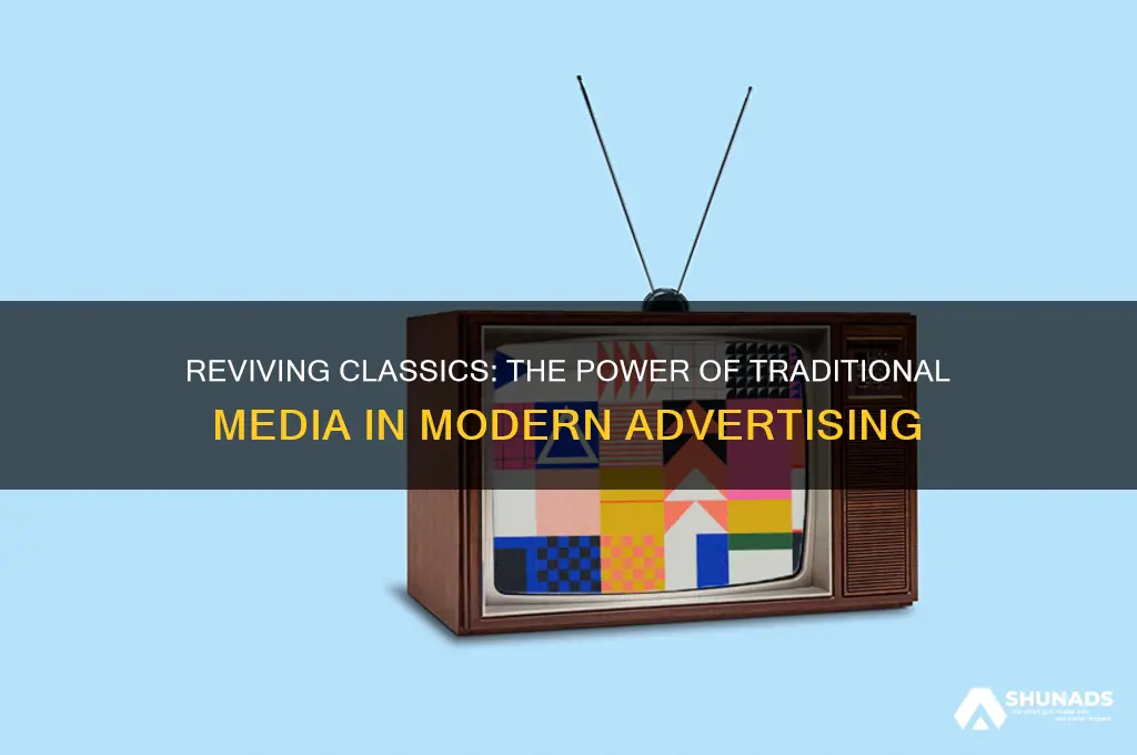 when traditional media are used in advertising communications