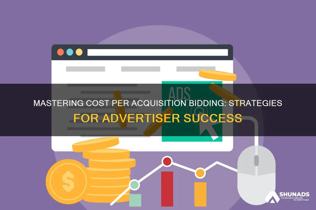 when using cost per acquisition bidding an advertiser