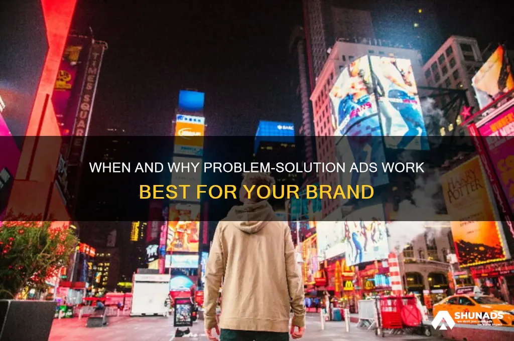 when why would you use the problem solution advertising format