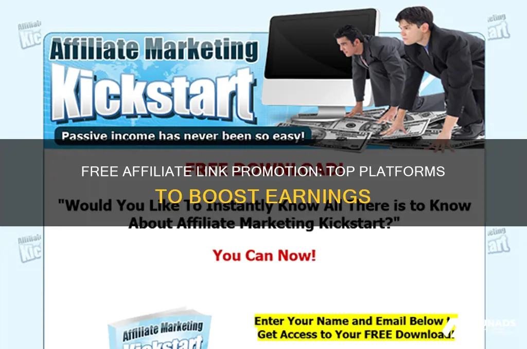 where can i advertise affiliate links for free