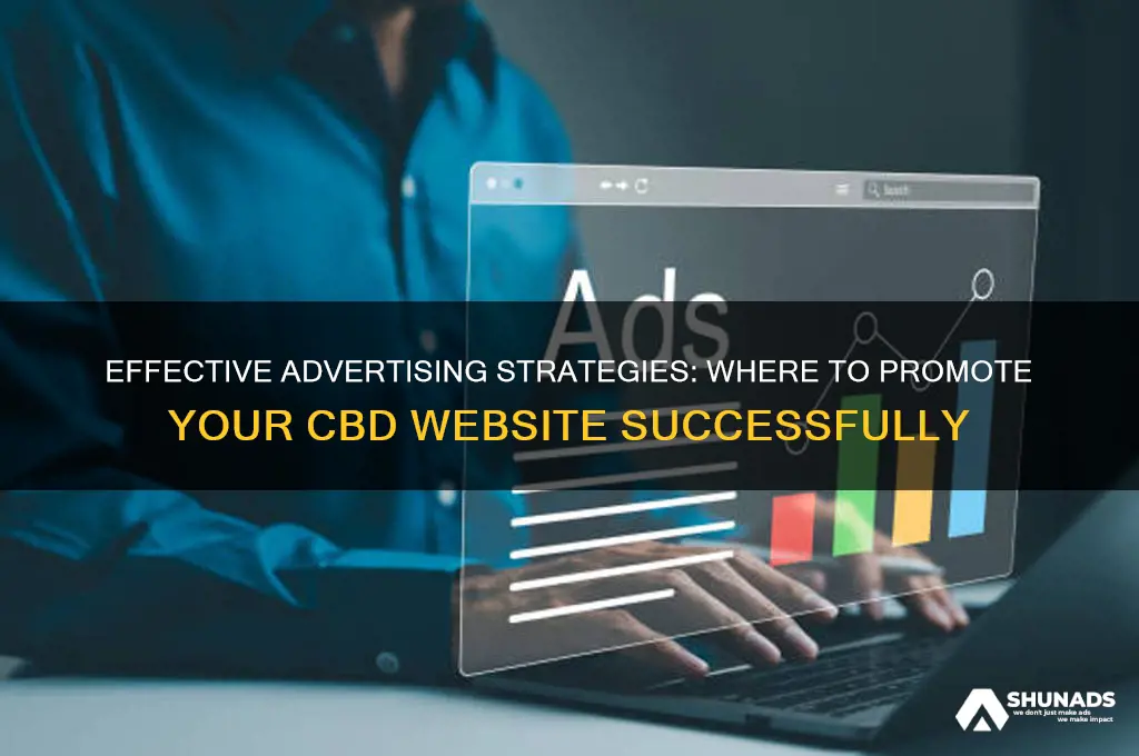 where can i advertise and promote my cbd site