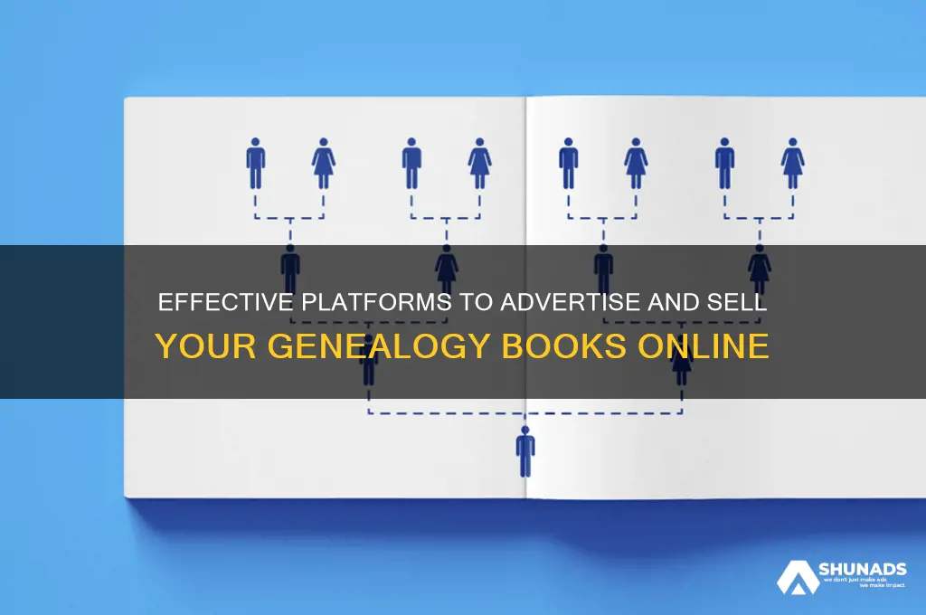where can i advertise and sell genealogy books