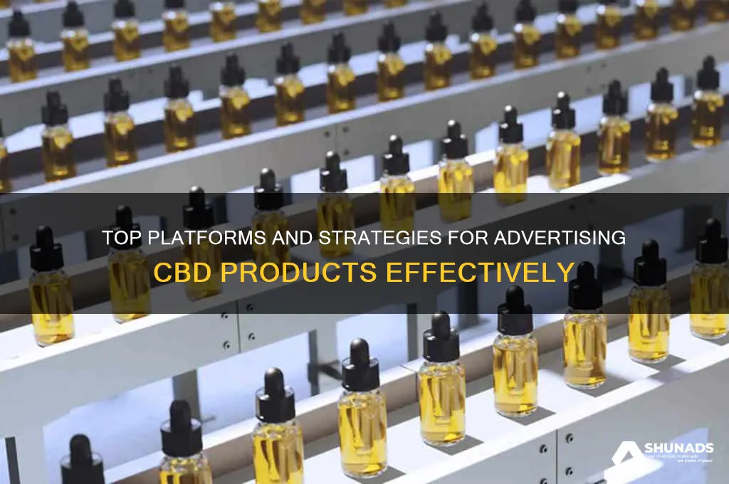 where can i advertise cbd